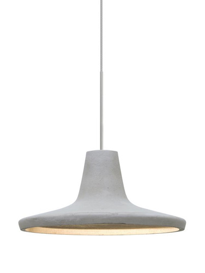 Besa Modus Cord Pendant For Multiport Canopy, Natural, Satin Nickel Finish, 1x9W LED (127|X-MODUSNA-LED-SN)