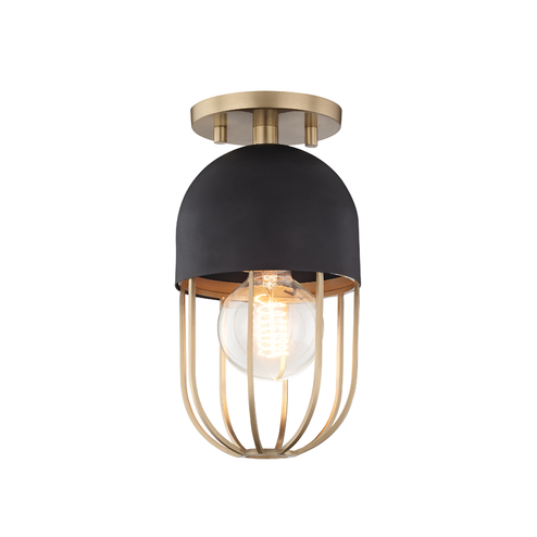 Haley Semi Flush (6939|H145601-AGB/BK)