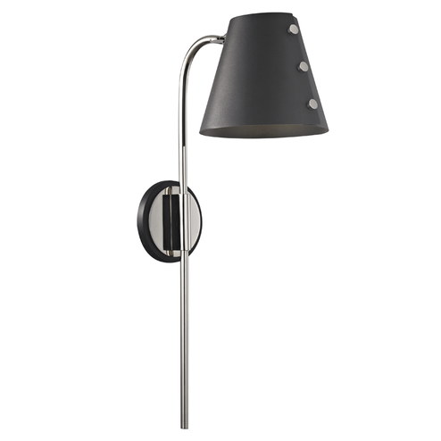 Meta Plug-In Sconce (6939|HL174201-PN/BK)