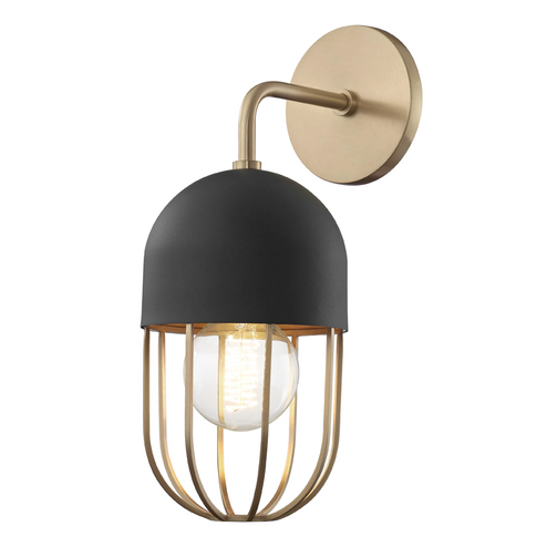 Haley Wall Sconce (6939|H145101-AGB/BK)