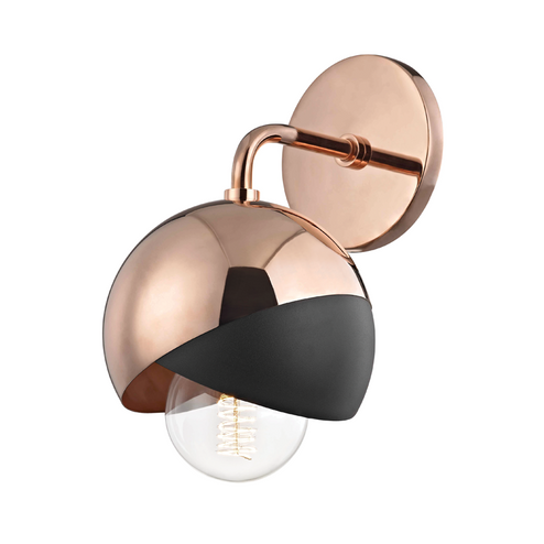 Emma Wall Sconce (6939|H168101-POC/BK)