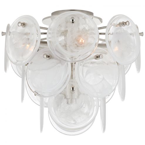 Loire Medium Tiered Flush Mount (279|ARN 4450PN-WSG)