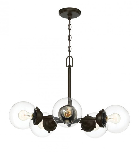 Knoll 5 Light Chandelier (21|95985-ORB)