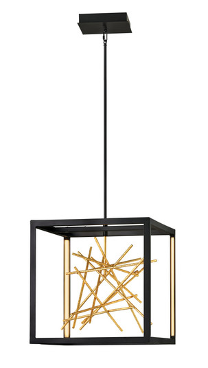 Large LED Open Frame Pendant (88|FR46407BLK)