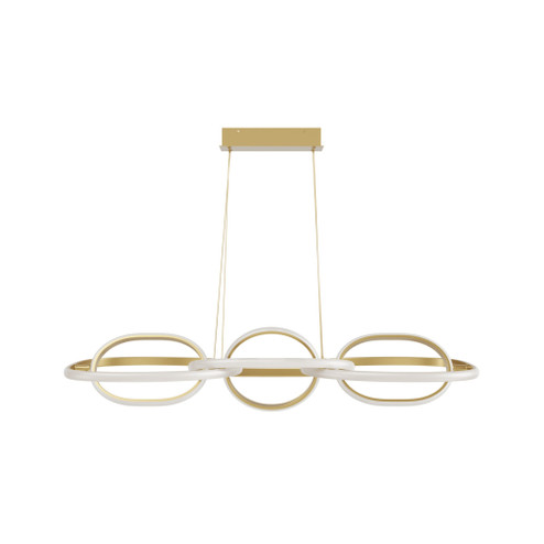 Circa 63'' Linear  Looping Pendant in Gold (4450|HF5025-GL)