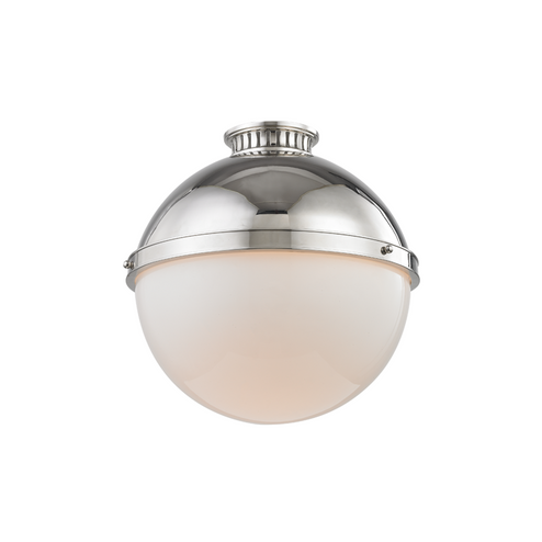 1 LIGHT LARGE FLUSH MOUNT (57|4015-PN)