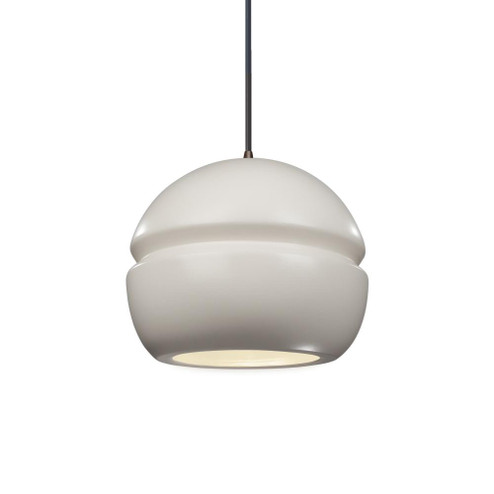 Small Sphere 1-Light Pendant (254|CER-6410-MAT-DBRZ-BKCD)