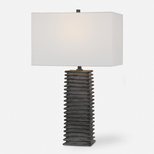 Uttermost Sanderson Metallic Charcoal Table Lamp (85|29737)