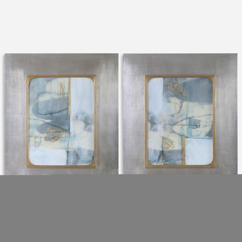 Uttermost Gilded Whimsy Abstract Prints Set/2 (85|41613)