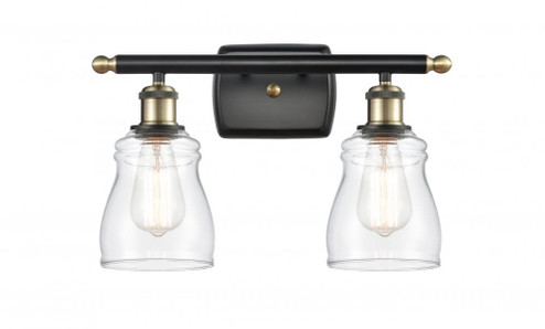 Ellery - 2 Light - 15 inch - Black Antique Brass - Bath Vanity Light (3442|516-2W-BAB-G392)