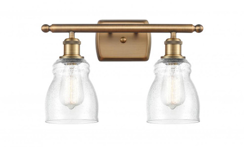 Ellery - 2 Light - 15 inch - Brushed Brass - Bath Vanity Light (3442|516-2W-BB-G394-LED)