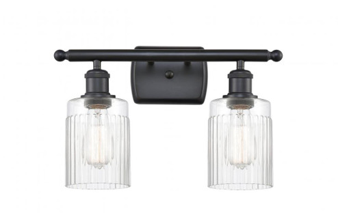 Hadley - 2 Light - 15 inch - Matte Black - Bath Vanity Light (3442|516-2W-BK-G342-LED)