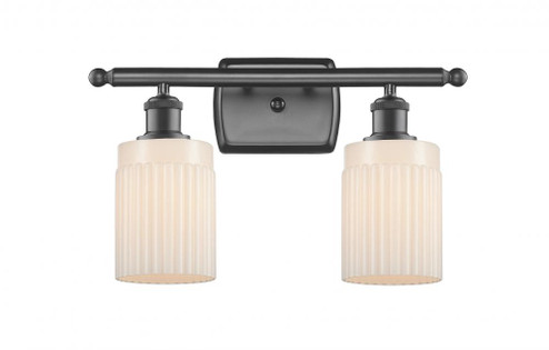 Hadley - 2 Light - 15 inch - Oil Rubbed Bronze - Bath Vanity Light (3442|516-2W-OB-G341)