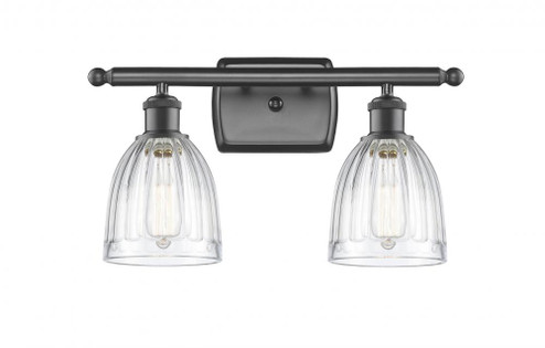 Brookfield - 2 Light - 16 inch - Oil Rubbed Bronze - Bath Vanity Light (3442|516-2W-OB-G442)