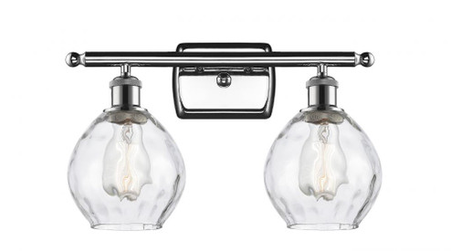 Waverly - 2 Light - 16 inch - Polished Chrome - Bath Vanity Light (3442|516-2W-PC-G362-LED)