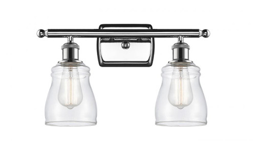 Ellery - 2 Light - 15 inch - Polished Chrome - Bath Vanity Light (3442|516-2W-PC-G392)