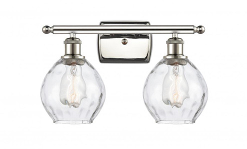 Waverly - 2 Light - 16 inch - Polished Nickel - Bath Vanity Light (3442|516-2W-PN-G362)