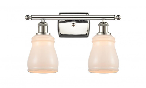 Ellery - 2 Light - 15 inch - Polished Nickel - Bath Vanity Light (3442|516-2W-PN-G391)
