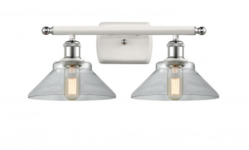 Orwell - 2 Light - 18 inch - White Polished Chrome - Bath Vanity Light (3442|516-2W-WPC-G132)