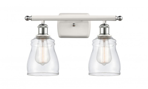 Ellery - 2 Light - 15 inch - White Polished Chrome - Bath Vanity Light (3442|516-2W-WPC-G392)