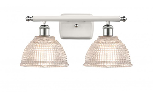Arietta - 2 Light - 18 inch - White Polished Chrome - Bath Vanity Light (3442|516-2W-WPC-G422)