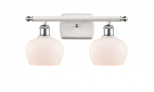 Fenton - 2 Light - 17 inch - White Polished Chrome - Bath Vanity Light (3442|516-2W-WPC-G91)