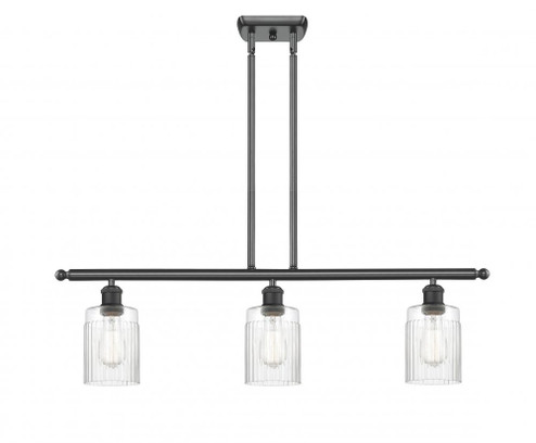 Hadley - 3 Light - 36 inch - Matte Black - Stem hung - Island Light (3442|516-3I-BK-G342)