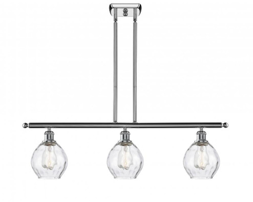 Waverly - 3 Light - 36 inch - Polished Chrome - Stem hung - Island Light (3442|516-3I-PC-G362-LED)