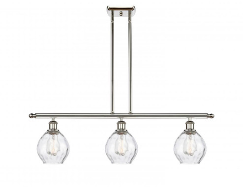 Waverly - 3 Light - 36 inch - Polished Nickel - Stem hung - Island Light (3442|516-3I-PN-G362-LED)