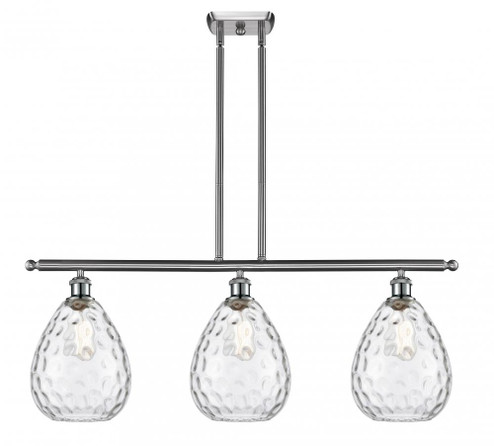Waverly - 3 Light - 36 inch - Brushed Satin Nickel - Stem hung - Island Light (3442|516-3I-SN-G372)