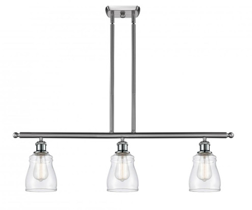 Ellery - 3 Light - 36 inch - Brushed Satin Nickel - Stem hung - Island Light (3442|516-3I-SN-G392)