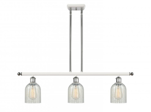Caledonia - 3 Light - 36 inch - White Polished Chrome - Stem hung - Island Light (3442|516-3I-WPC-G2511-LED)