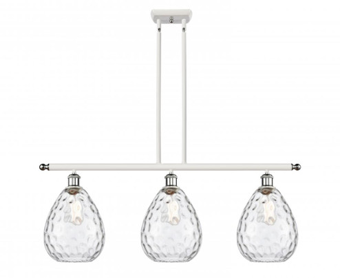 Waverly - 3 Light - 36 inch - White Polished Chrome - Stem hung - Island Light (3442|516-3I-WPC-G372)