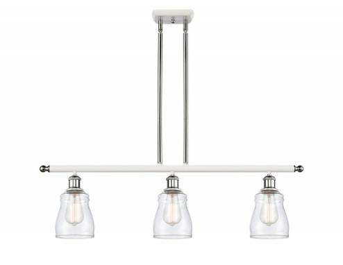 Ellery - 3 Light - 36 inch - White Polished Chrome - Stem hung - Island Light (3442|516-3I-WPC-G392-LED)