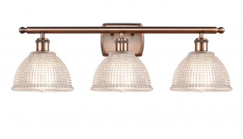 Arietta - 3 Light - 28 inch - Antique Copper - Bath Vanity Light (3442|516-3W-AC-G422-LED)