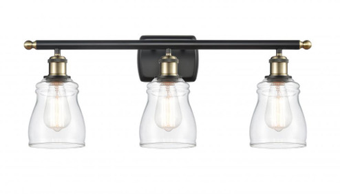 Ellery - 3 Light - 25 inch - Black Antique Brass - Bath Vanity Light (3442|516-3W-BAB-G392)