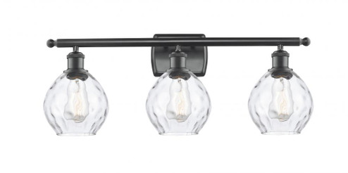 Waverly - 3 Light - 26 inch - Matte Black - Bath Vanity Light (3442|516-3W-BK-G362)