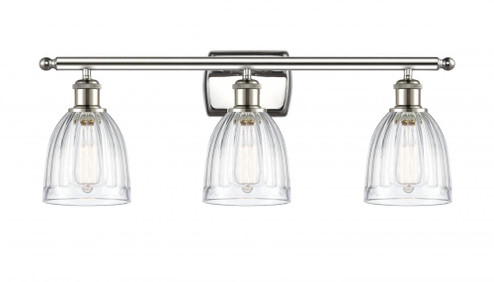 Brookfield - 3 Light - 26 inch - Polished Nickel - Bath Vanity Light (3442|516-3W-PN-G442)