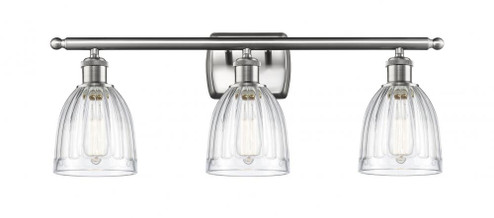 Brookfield - 3 Light - 26 inch - Brushed Satin Nickel - Bath Vanity Light (3442|516-3W-SN-G442)