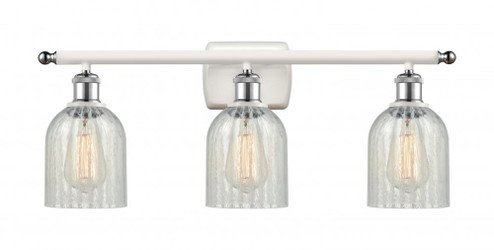 Caledonia - 3 Light - 25 inch - White Polished Chrome - Bath Vanity Light (3442|516-3W-WPC-G2511)