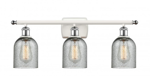 Caledonia - 3 Light - 25 inch - White Polished Chrome - Bath Vanity Light (3442|516-3W-WPC-G257)