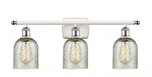 Caledonia - 3 Light - 25 inch - White Polished Chrome - Bath Vanity Light (3442|516-3W-WPC-G259)