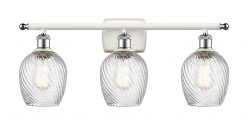 Salina - 3 Light - 26 inch - White Polished Chrome - Bath Vanity Light (3442|516-3W-WPC-G292)