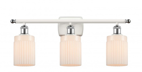 Hadley - 3 Light - 25 inch - White Polished Chrome - Bath Vanity Light (3442|516-3W-WPC-G341-LED)