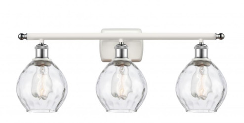 Waverly - 3 Light - 26 inch - White Polished Chrome - Bath Vanity Light (3442|516-3W-WPC-G362-LED)