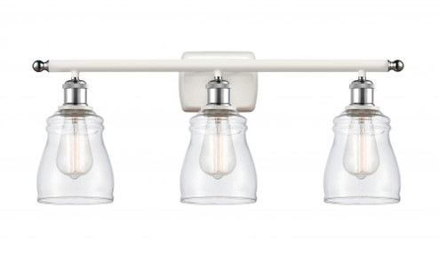 Ellery - 3 Light - 25 inch - White Polished Chrome - Bath Vanity Light (3442|516-3W-WPC-G392)