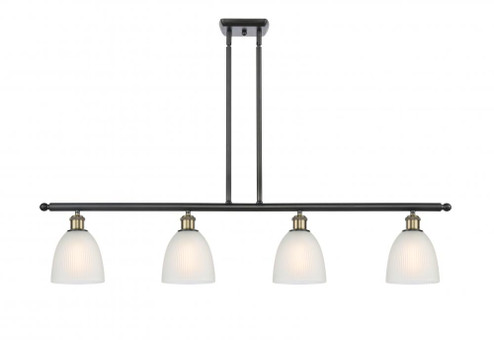 Castile - 4 Light - 48 inch - Black Antique Brass - Stem hung - Island Light (3442|516-4I-BAB-G381)