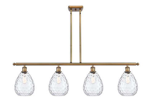 Waverly - 4 Light - 48 inch - Brushed Brass - Stem hung - Island Light (3442|516-4I-BB-G372)