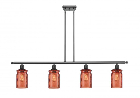 Candor 4 Light Island Light (3442|516-4I-BK-G352-COR-LED)