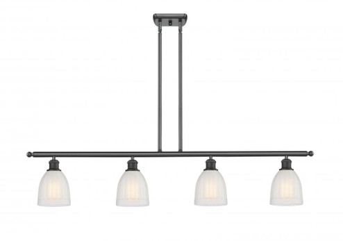 Brookfield - 4 Light - 48 inch - Matte Black - Stem hung - Island Light (3442|516-4I-BK-G441)